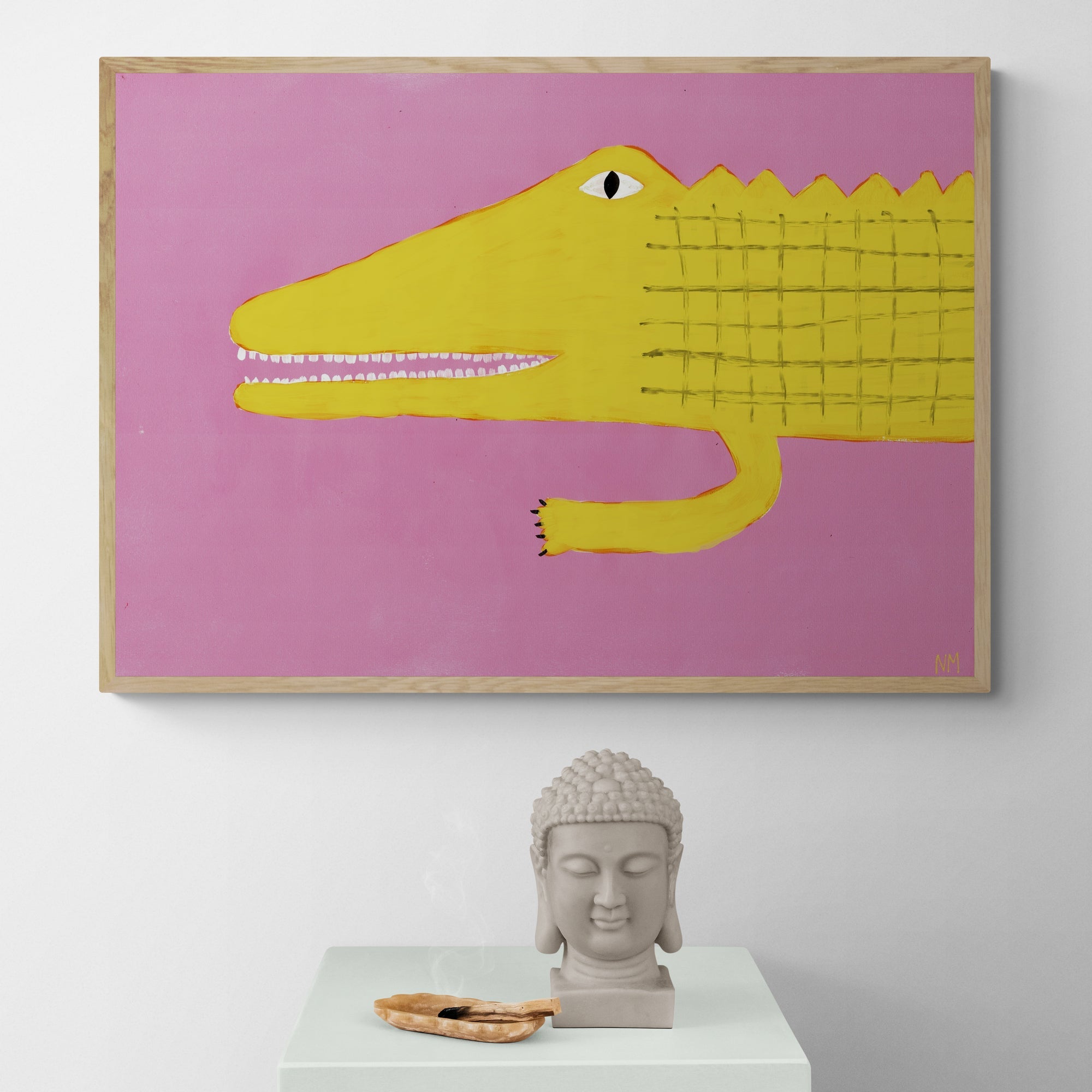 Yellow Crocodile by Nancy McKie