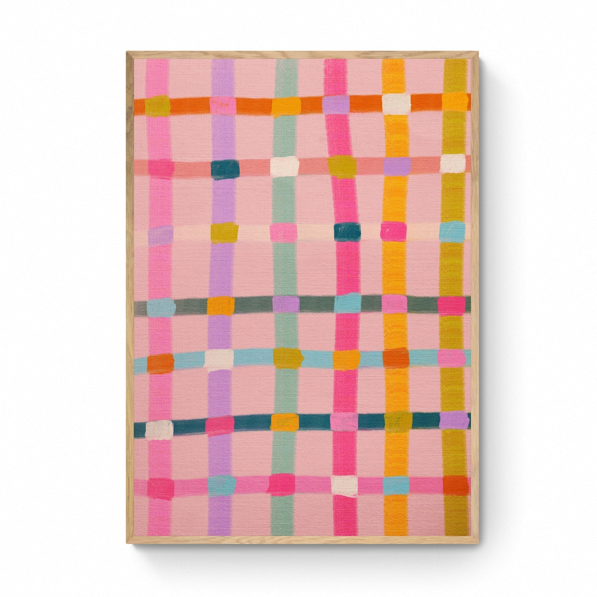 Pink Abstract by Kartika Paramita