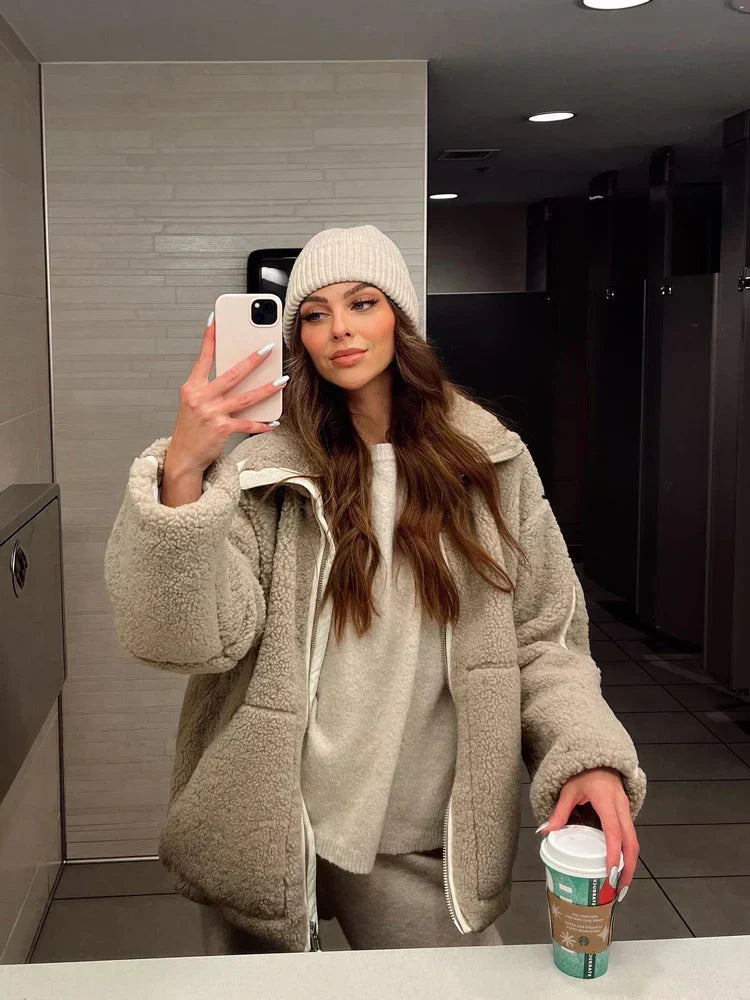 TED | Miękka i przytulna kurtka typu body