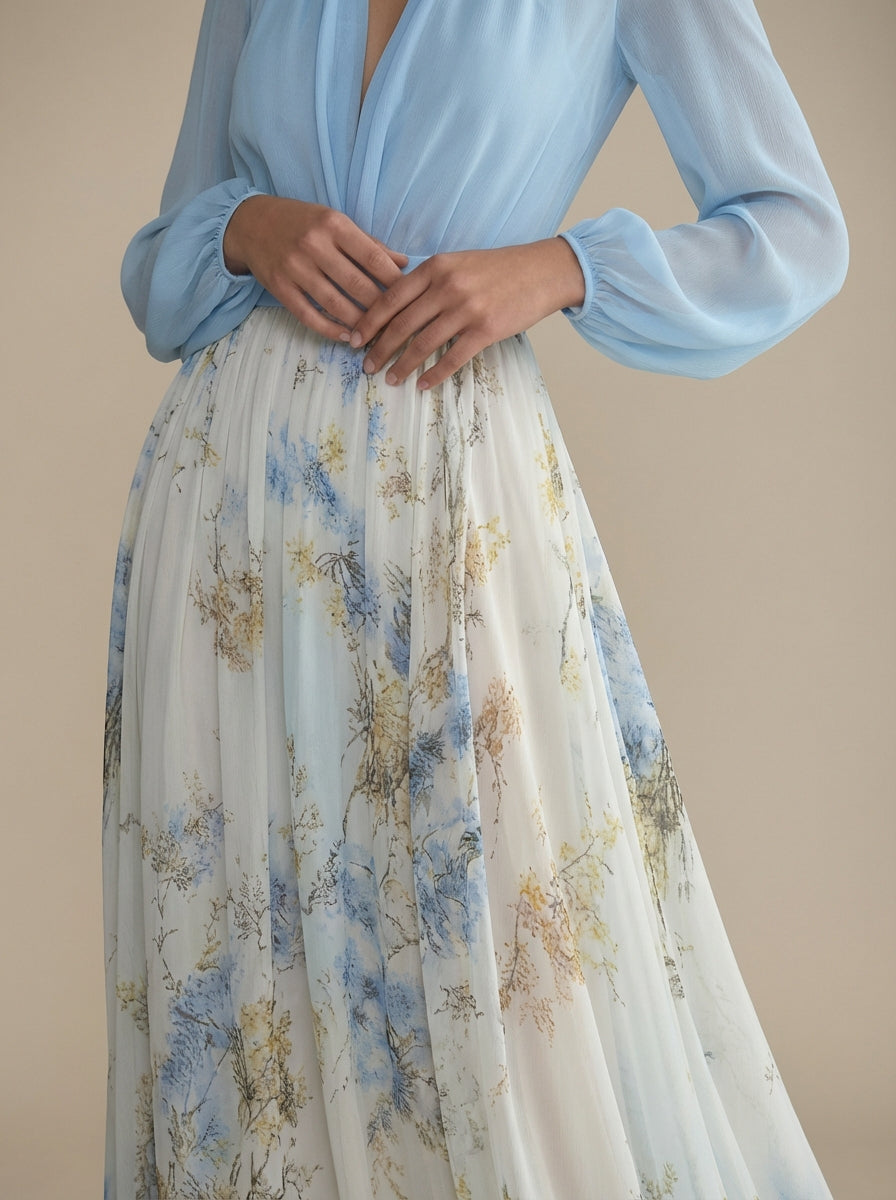 Harper™ | Sukienka Maxi Kwiatowa