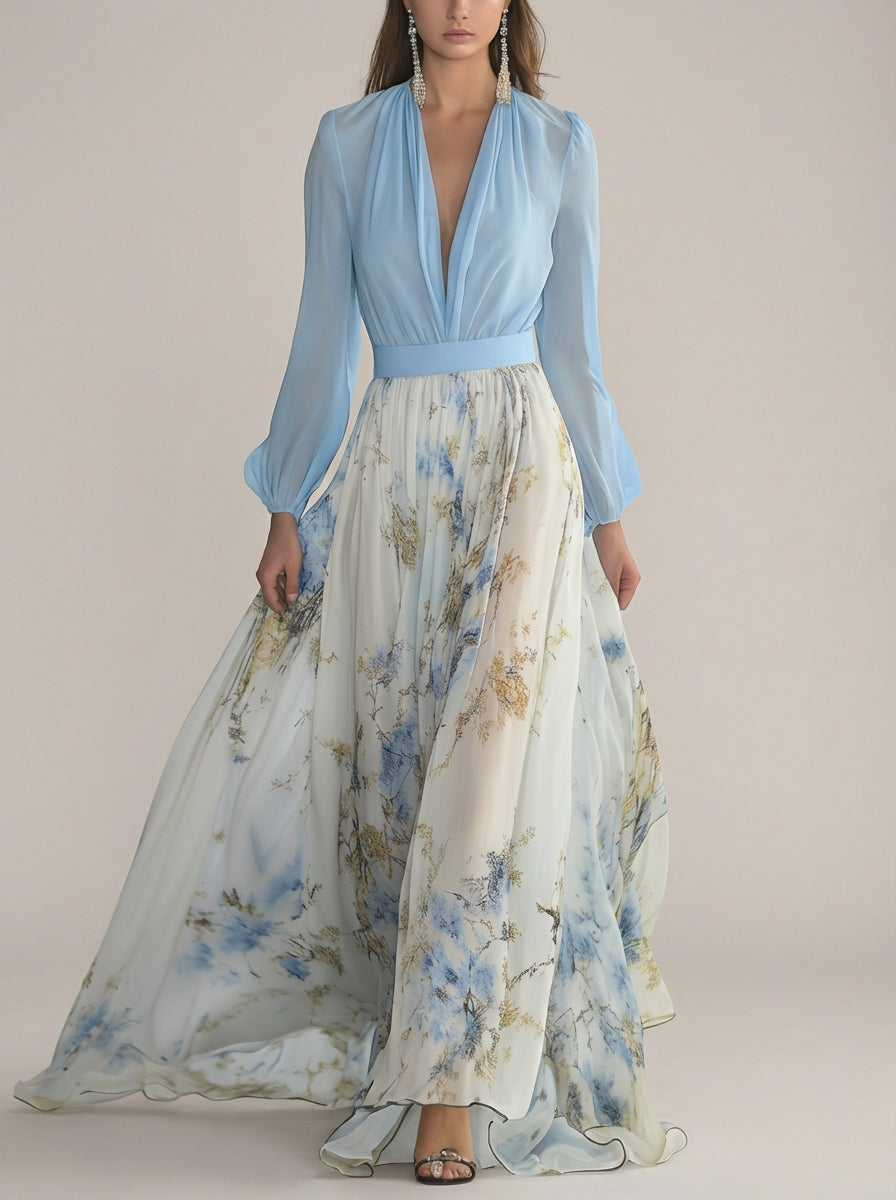 Harper™ | Sukienka Maxi Kwiatowa