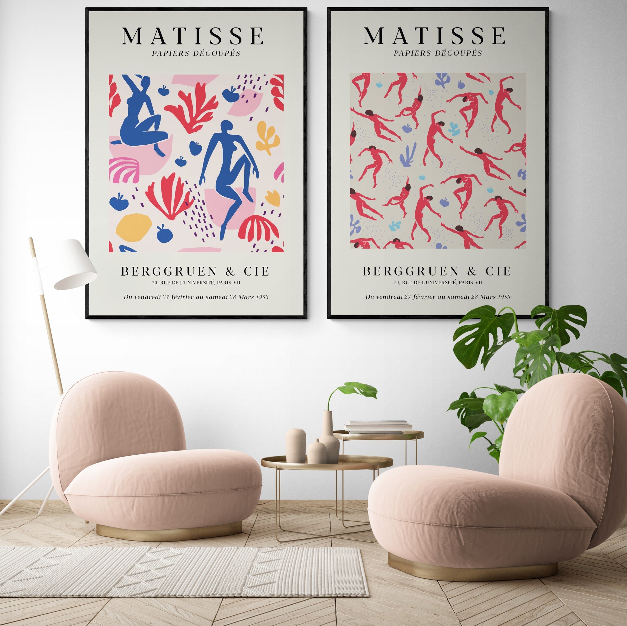 2x Henri Matisse 'Knipkunst'