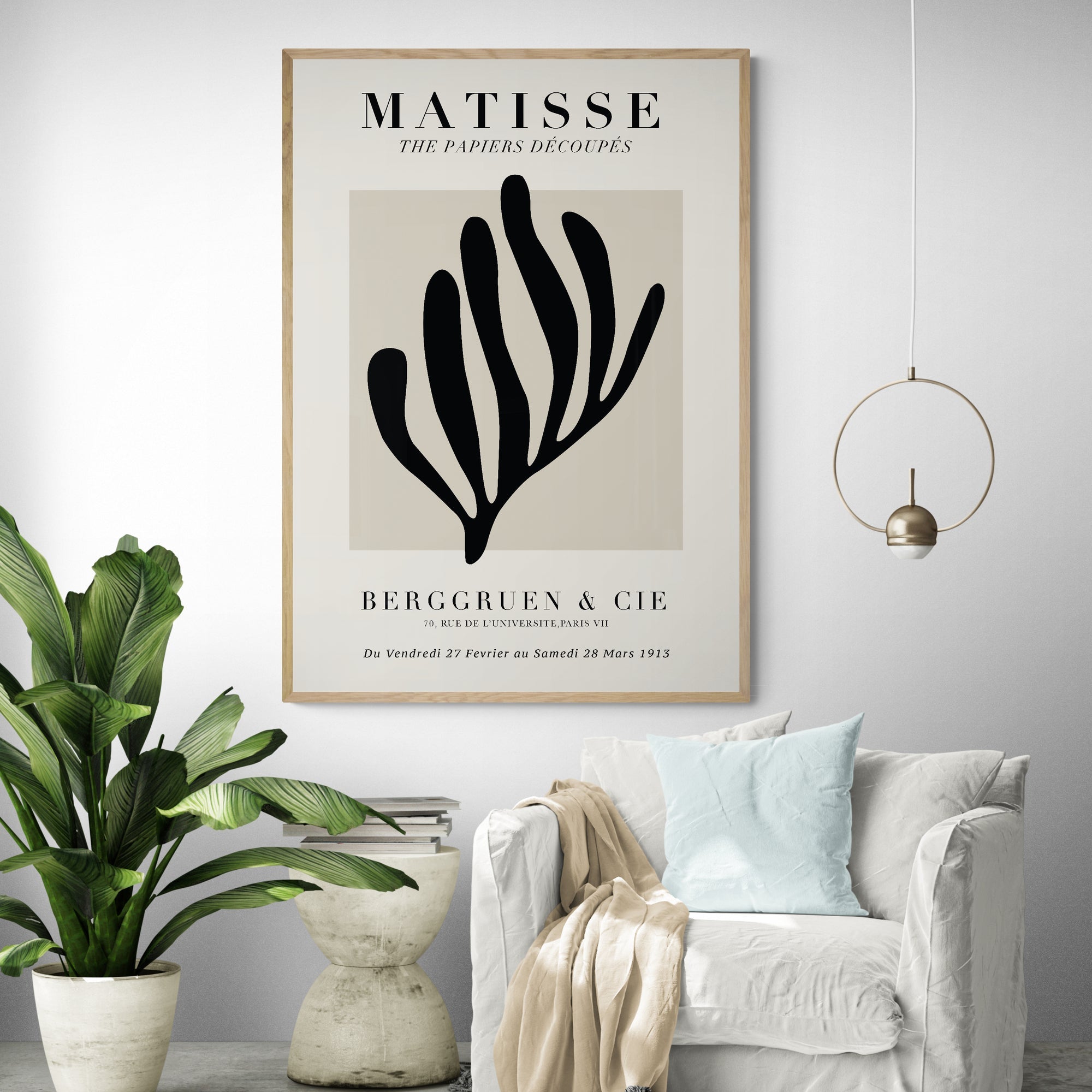 Black Koraal Henri Matisse Art Print