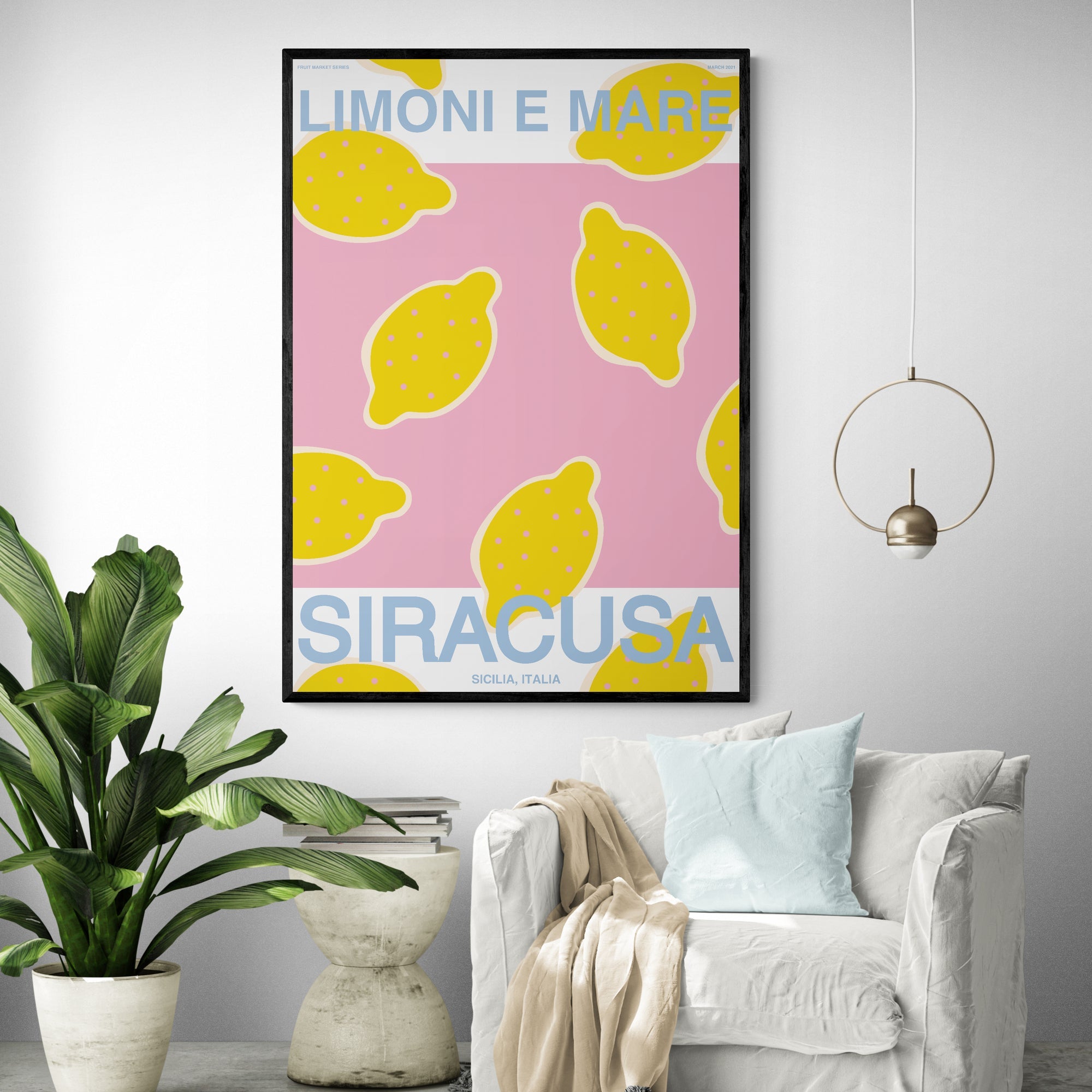 Palermo Lemon Print