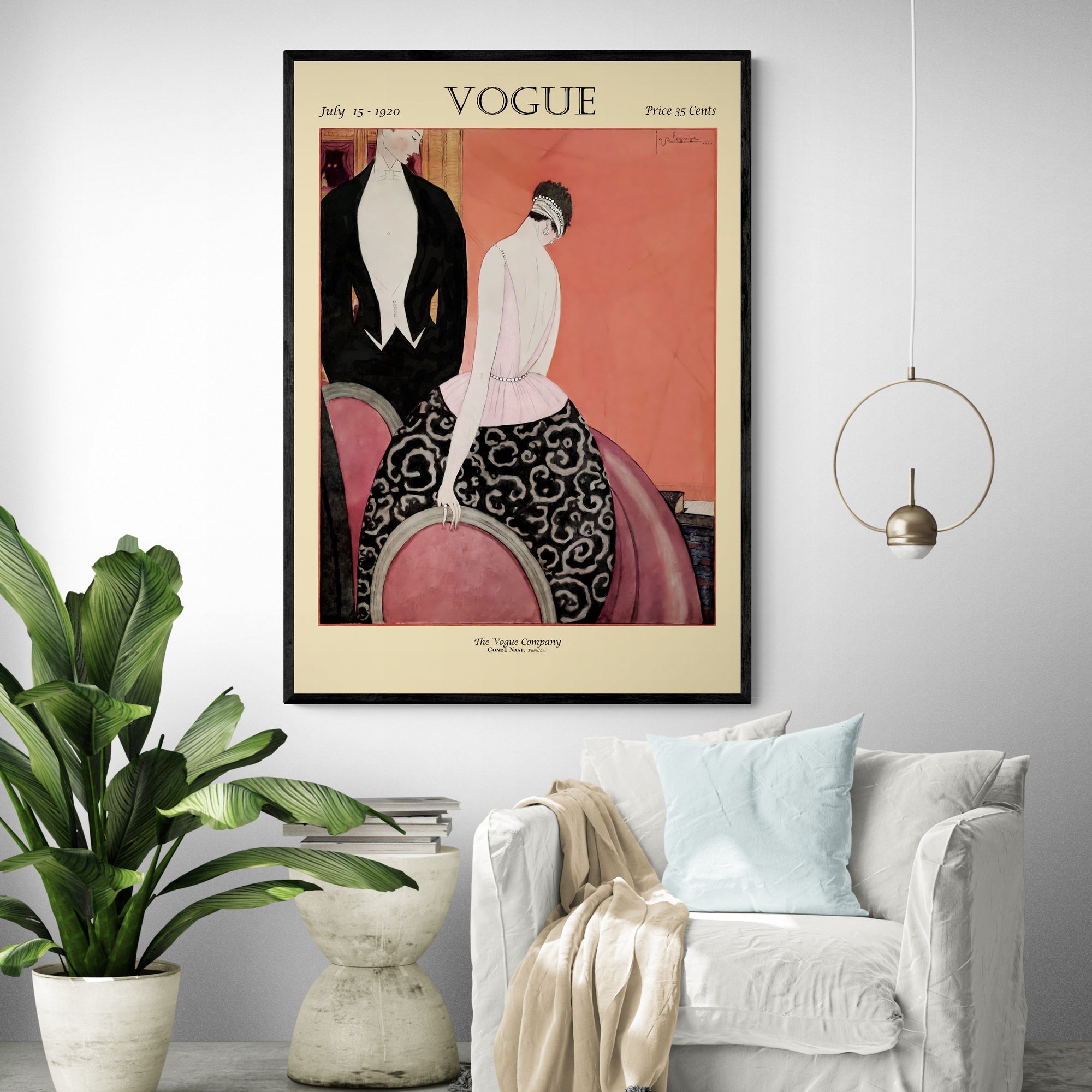 Vogue Magazine Cover July 1920