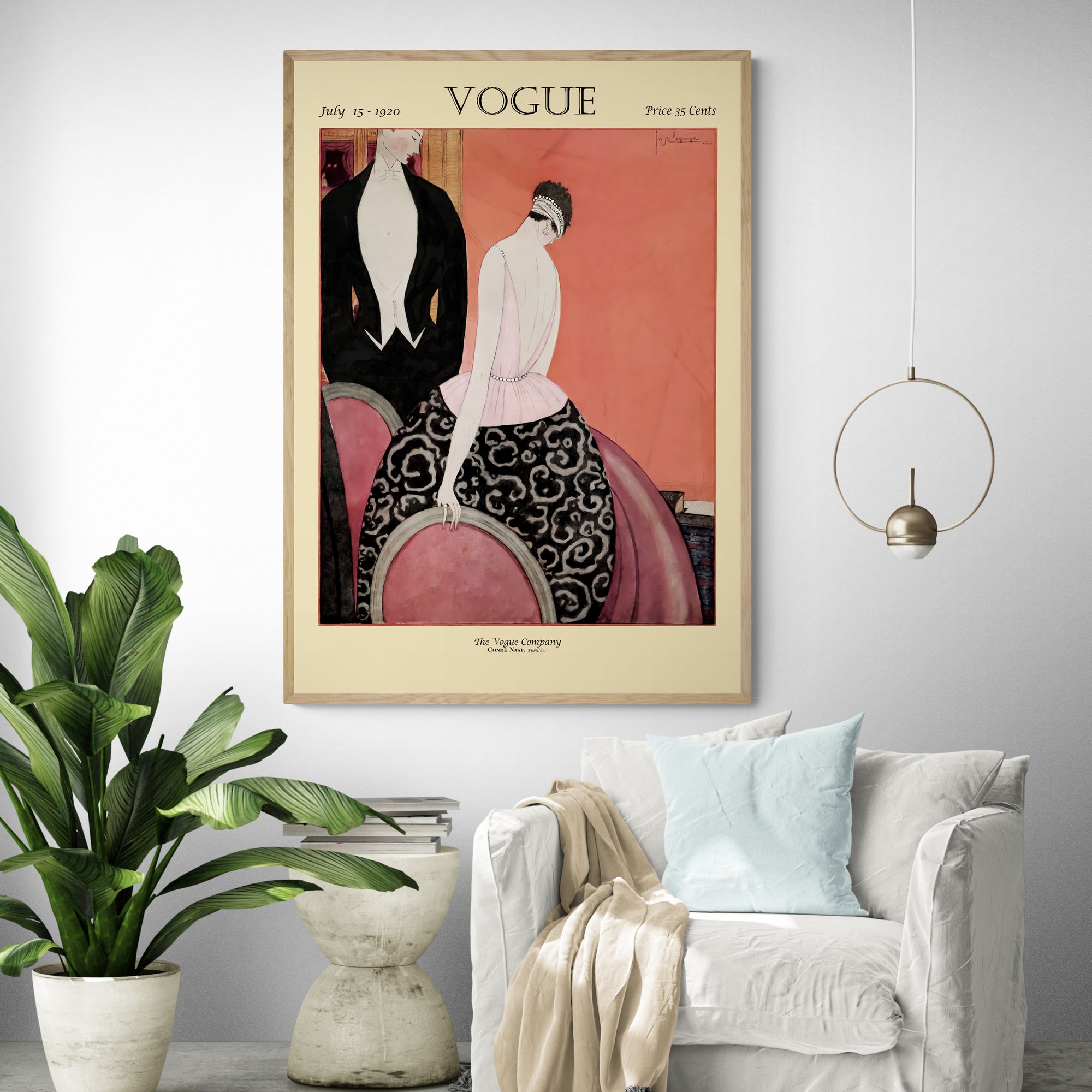 Vogue Magazine Cover July 1920