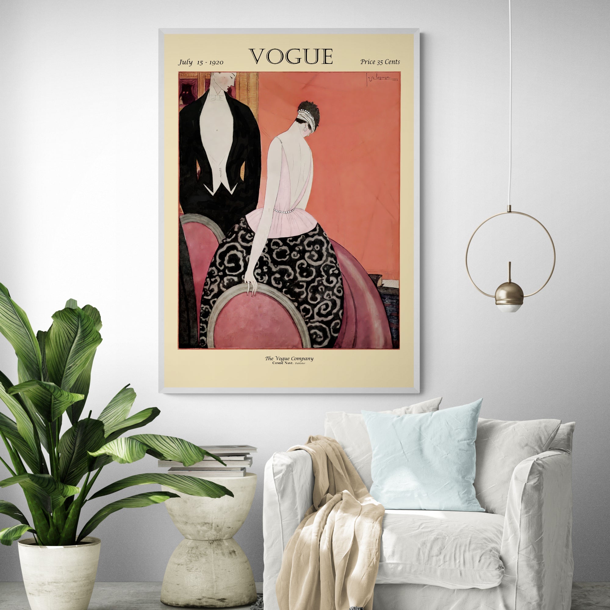 Vogue Magazine Cover July 1920